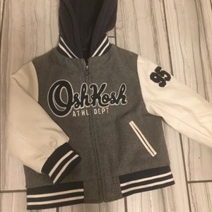 Oshkosh toddler boys baseball coat